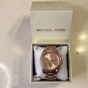 Michael Kors rose gold watch